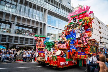 Hachinohe Sansha Taisai festivali, Ağustos 2024, Aomori, Japonya. Yüksek kalite fotoğraf