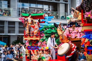 Hachinohe Sansha Taisai festivali, Ağustos 2024, Aomori, Japonya. Yüksek kalite fotoğraf