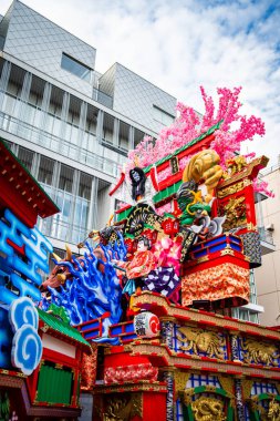 Hachinohe Sansha Taisai festivali, Ağustos 2024, Aomori, Japonya. Yüksek kalite fotoğraf