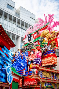Hachinohe Sansha Taisai festivali, Ağustos 2024, Aomori, Japonya. Yüksek kalite fotoğraf