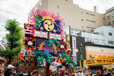 Hachinohe Sansha Taisai festivali, Ağustos 2024, Aomori, Japonya. Yüksek kalite fotoğraf
