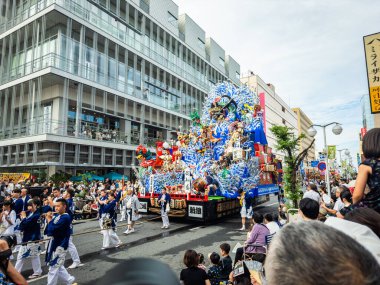 Hachinohe Sansha Taisai festivali, Ağustos 2024, Aomori, Japonya. Yüksek kalite fotoğraf