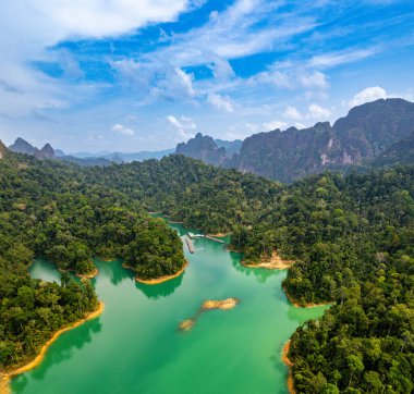 Khao Sok Ulusal Parkı, Cheow lan Gölü, Surat Thani, Tayland, Güney Doğu Asya