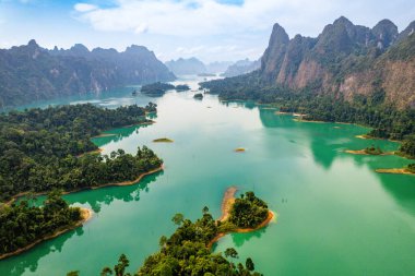 Khao Sok Ulusal Parkı, Cheow lan Gölü, Surat Thani, Tayland, Güney Doğu Asya