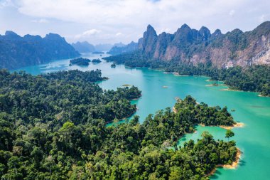 Khao Sok Ulusal Parkı, Cheow lan Gölü, Surat Thani, Tayland, Güney Doğu Asya