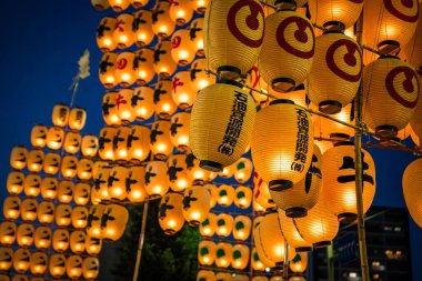 Akita kanto festivali, Ağustos 2024, Japonya. Yüksek kalite fotoğraf