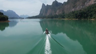 Khao Sok Ulusal Parkı, Cheow lan Gölü, Surat Thani, Tayland, Güney Doğu Asya