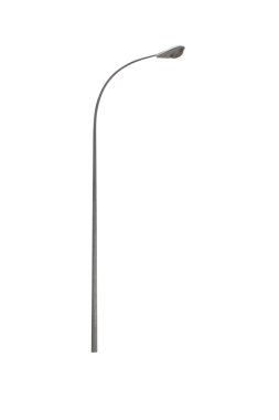 Sokak lambası beyaz bir arkaplanda izole edilmiş