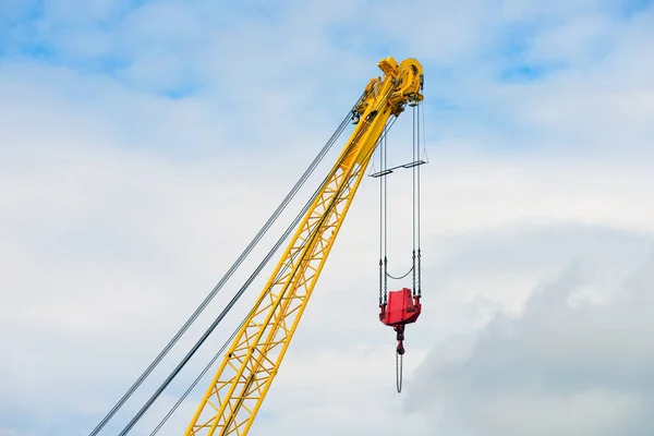 Crane Boom Blue Sky — Stock Photo, Image