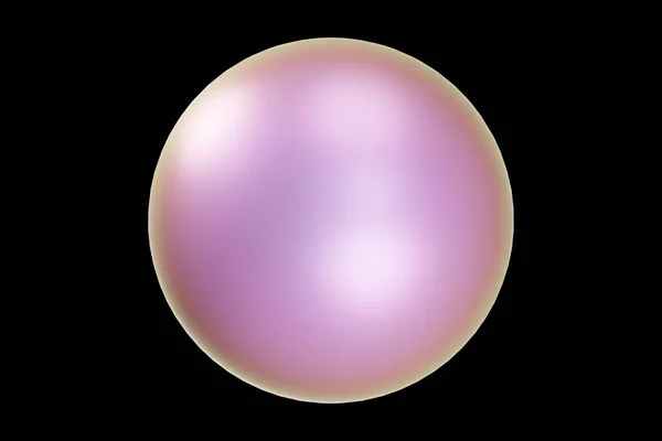 Forme Holographique Boule Sphère Couleur Perle Forme Géométrique Géométrique Primitif — Photo