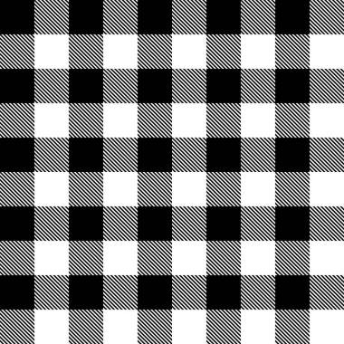Gingham Kusursuz Düzen. Tartan İskoç deseni. Vektör.