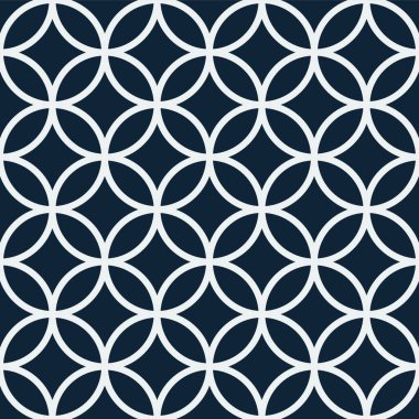 Geometric seamless pattern. Classic japanese fabric seamless pattern. Vector illustration.