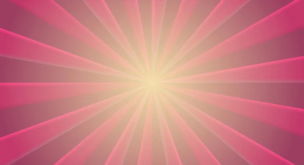 Retro Hintergrund Mit Strahlen Oder Streifen Der Mitte Sunburst Oder — Stockvektor