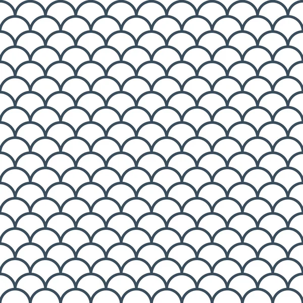 Scale Geometric Seamless Pattern Classic Fabric Seamless Pattern Vector Illustration — Vector de stock