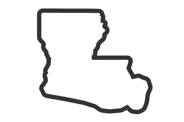 肯塔基州地图 美国国家地图 肯塔基州的轮廓符号 矢量说明 — 图库矢量图片