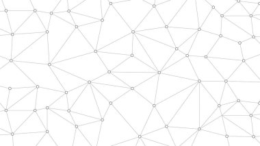 Plexus örgü geometrik arka plan. Noktalar çizgilerle birleşti. Teknoloji soyut geçmişi. Minimalist ağ fon. Vektör