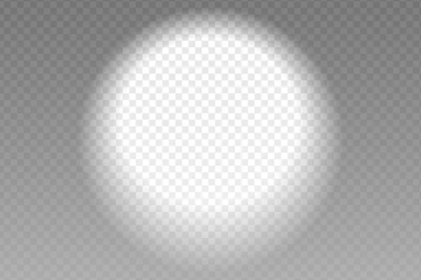Ліхтарик Кадр Накладання Тіні Прожектор Макет Лампа Або Ліхтарні Промені — стоковий вектор