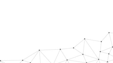 Plexus örgü geometrik arka plan. Noktalar çizgilerle birleşti. Teknoloji soyut geçmişi. Minimalist ağ fon. Vektör