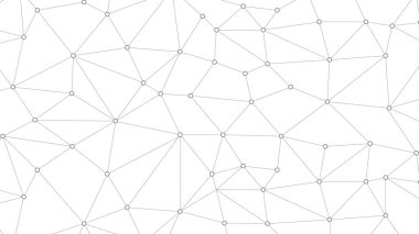 Plexus örgü geometrik arka plan. Noktalar çizgilerle birleşti. Teknoloji soyut geçmişi. Minimalist ağ fon. Vektör