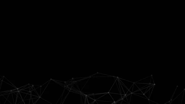 Geometrischer Hintergrund Aus Plexus Netz Punkte Die Durch Linien Verbunden — Stockfoto