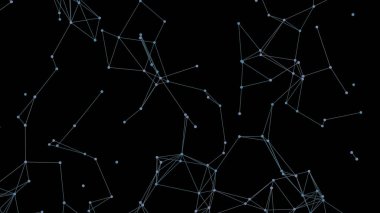 Plexus örgü geometrik arka plan. Noktalar çizgilerle birleşti. Teknoloji soyut geçmişi. Minimalist zemin. Çokgen örgüsü. Bilim arkaplanı