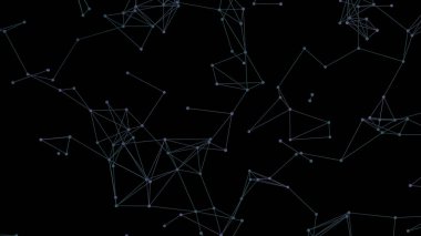 Plexus örgü geometrik arka plan. Noktalar çizgilerle birleşti. Teknoloji soyut geçmişi. Minimalist zemin. Çokgen örgüsü. Bilim arkaplanı