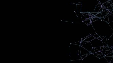 Plexus örgü geometrik arka plan. Noktalar çizgilerle birleşti. Teknoloji soyut geçmişi. Minimalist zemin. Çokgen örgüsü. Bilim arkaplanı