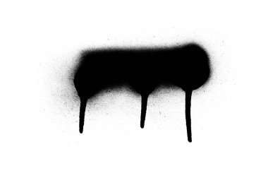 Sprey boya damlatıyor. Soyut grafiti şekli. Grunge tarzı. Graffiti tarzı sıçrama ve sıçrama..