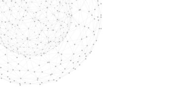 Noktalar çizgilerle birleşti. Teknoloji soyut geçmişi. Minimalist ağ fon. Soyut çokgen şekli.