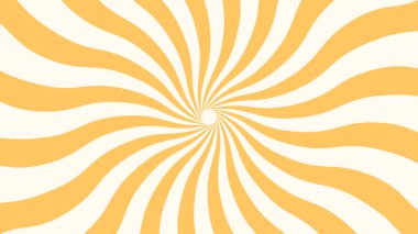 Merkezinde ışın ya da çizgiler olan geçmişe dönük bir arkaplan. Güneş patlaması ya da güneş patlaması. Yıldız patlaması soyut arkaplan. Kahverengi renk. Vektör illüstrasyonu