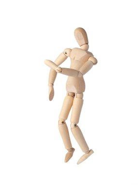 Eklemli manken ve tahta model istikrarlı bir poz yakalar, sanatçılar için idealdir ve dinamik eskizler yaratır. Tahta bir kukla dimdik ayakta duruyor, mükemmel bir şekilde dengelenmiş bir figür gibi..