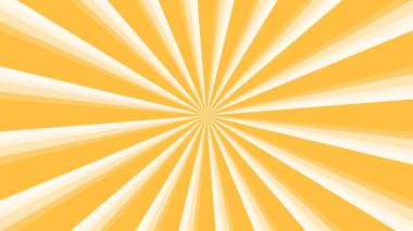 Merkezinde ışın ya da çizgiler olan geçmişe dönük bir arkaplan. Güneş patlaması ya da güneş patlaması. Yıldız patlaması soyut arkaplan. Kahverengi renk. Vektör illüstrasyonu