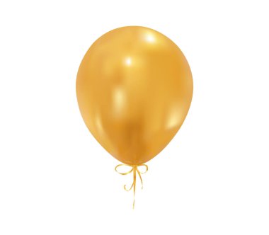 Beyaz arka planda yüzen renkli izole balonlar. Kutlama, parti ya da festival temaları için mükemmel..