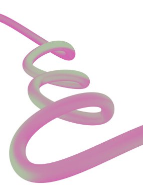 Soyut eğimli kalın çizgiler izole edildi. Sıvı şekiller. Yumuşak eğim renkleri