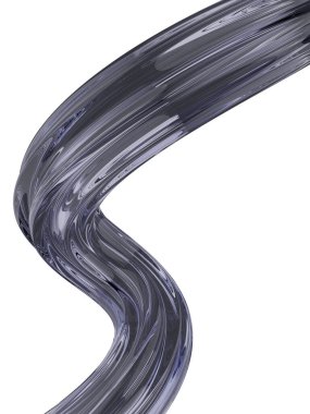 Soyut eğimli kalın çizgiler izole edildi. Sıvı şekiller. Yumuşak eğim renkleri