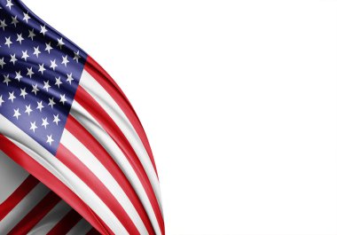 İpek 3D Amerikan bayrağı