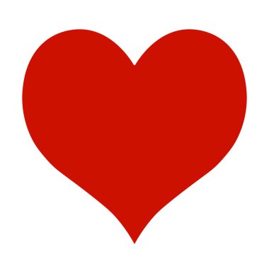 Heart Love Emoji Simgesi Sembol Gradyan Vektör Sanat Tasarımı Karikatürü İzole Arkaplan