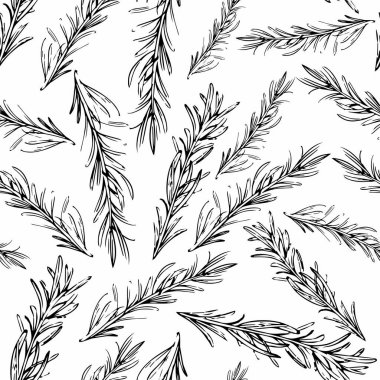 Desen Rosmary Desen Kumaş Çizim Dokusu