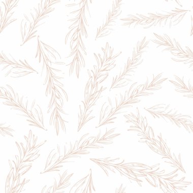 Desen Rosmary Desen Kumaş Çizim Dokusu