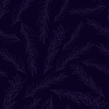 Desen Rosmary Desen Doku Çizimi