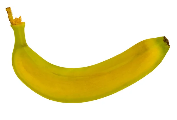 Banane Fundal Alb Fructe Proaspete Izolate Pentru Design — Fotografie, imagine de stoc