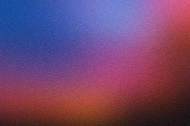 Kumlu dokular mavi, mor ve kırmızıların gradyanı ile birleşerek karamsar ve soyut bir zemin oluşturur.