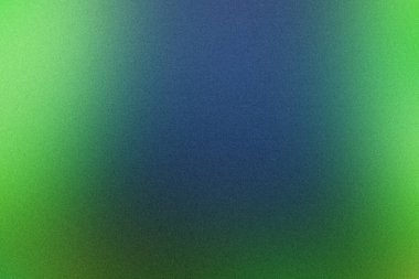 Yeşil ve mavi renklerin gradyanını gösteren kumlu bir dokuya sahip soyut bir arkaplan