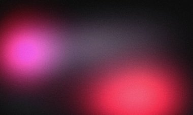 Pembe ve kırmızı ışıkları olan soyut kumlu arkaplan renkli bir eğim yaratıyor