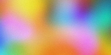 Bulanık renkli lekeleri ve bulanık bir dokusu olan soyut arkaplan