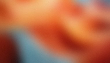 Turuncu ve mavi renklerin pürüzsüz geçişi ile soyut arkaplan