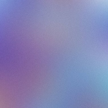Mor ve mavi renklerin pürüzsüz bir gradyanı içeren taneli desenli soyut arkaplan