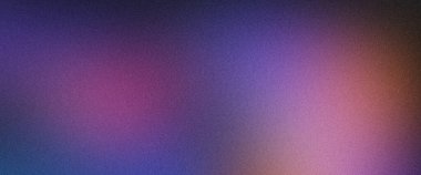 Hassas bir tahıl dokusu etkisine sahip bulanık bir arkaplan, soyut bir dizaynda mavi, mor ve pembe tonlarını harmanlıyor