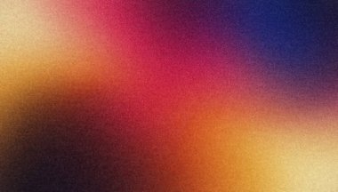 Renkli, desenli arka plan pürüzsüz bir eğim ve tahıl etkisiyle