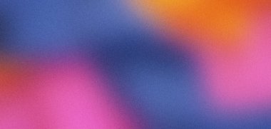 Yumuşak, bulanık ve ince taneli dokusu olan canlı ve renkli soyut bir arkaplan.